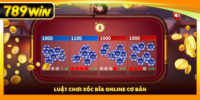 Luật chơi xóc đĩa online cơ bản